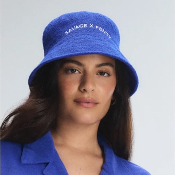 Savage x Fenty Terry Bucket Hat | Gemstone Blue | UNISEX | NEW WITH TAGS main image 7